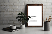 “Passion”Printable Definition Poster, a Decorative Illustration by YG STUDIO (Thumbnail 4 of 5)