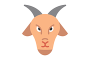 Goat Flat Icon, a Duotone Icon by Pexelpy (Thumbnail 2 of 2)