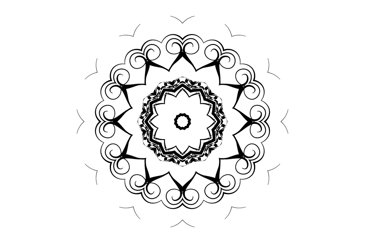 Artistic Mandala Vector Collection, a Decorative Illustration by NJ Himel (Photo 72 of 101)