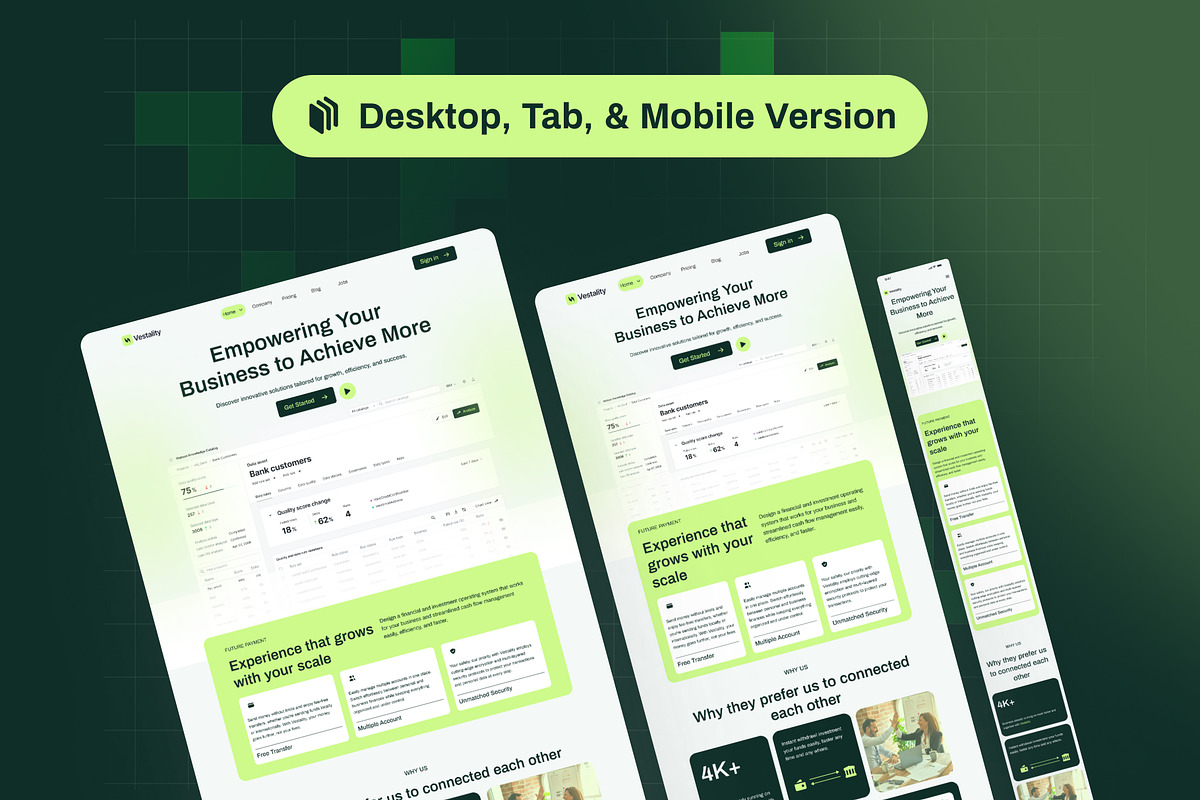 Business SaaS Landing Page preview 4