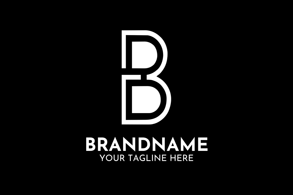 Letter B Logo Design – Modern Minima, a Branding & Logo Template by Megafox Studio (Photo 2 of 2)