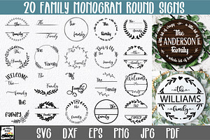 Family Monogram Bundle