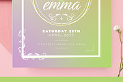 Wedding Invitation Card, a Stationery Template by ContestDesign (Thumbnail 3 of 4)