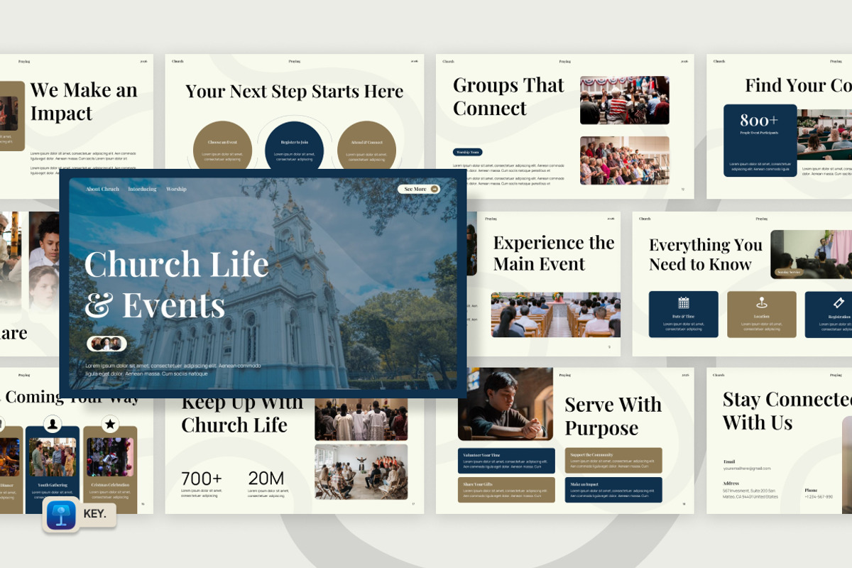 Church Events & Activities, a Presentation Template by Loin Studio (Photo 1 of 4)