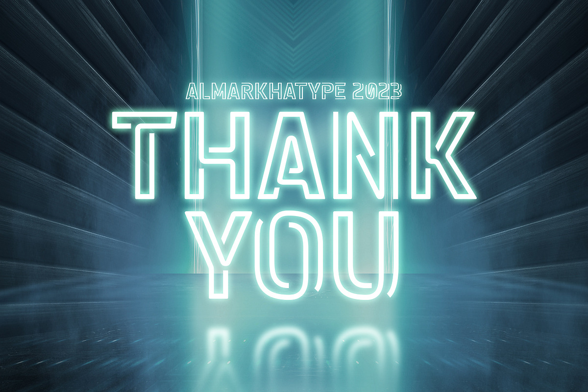 Starlux – Sci-fi Neon Font, a Sans Serif Font by Almarkhatype (Photo 10 of 10)