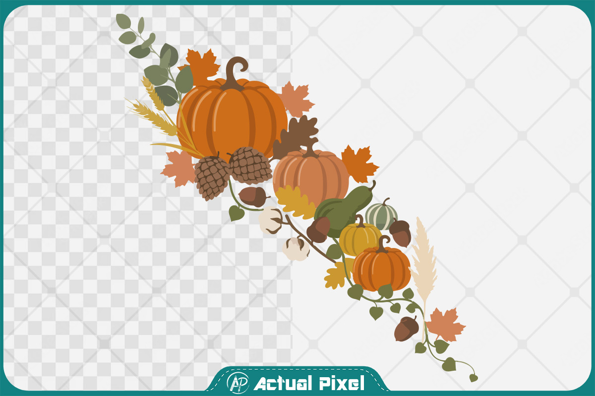 Pumpkin Patch Design Clipart Bundle, a Seasonal Illustration by Actual Pixel (Photo 14 of 17)