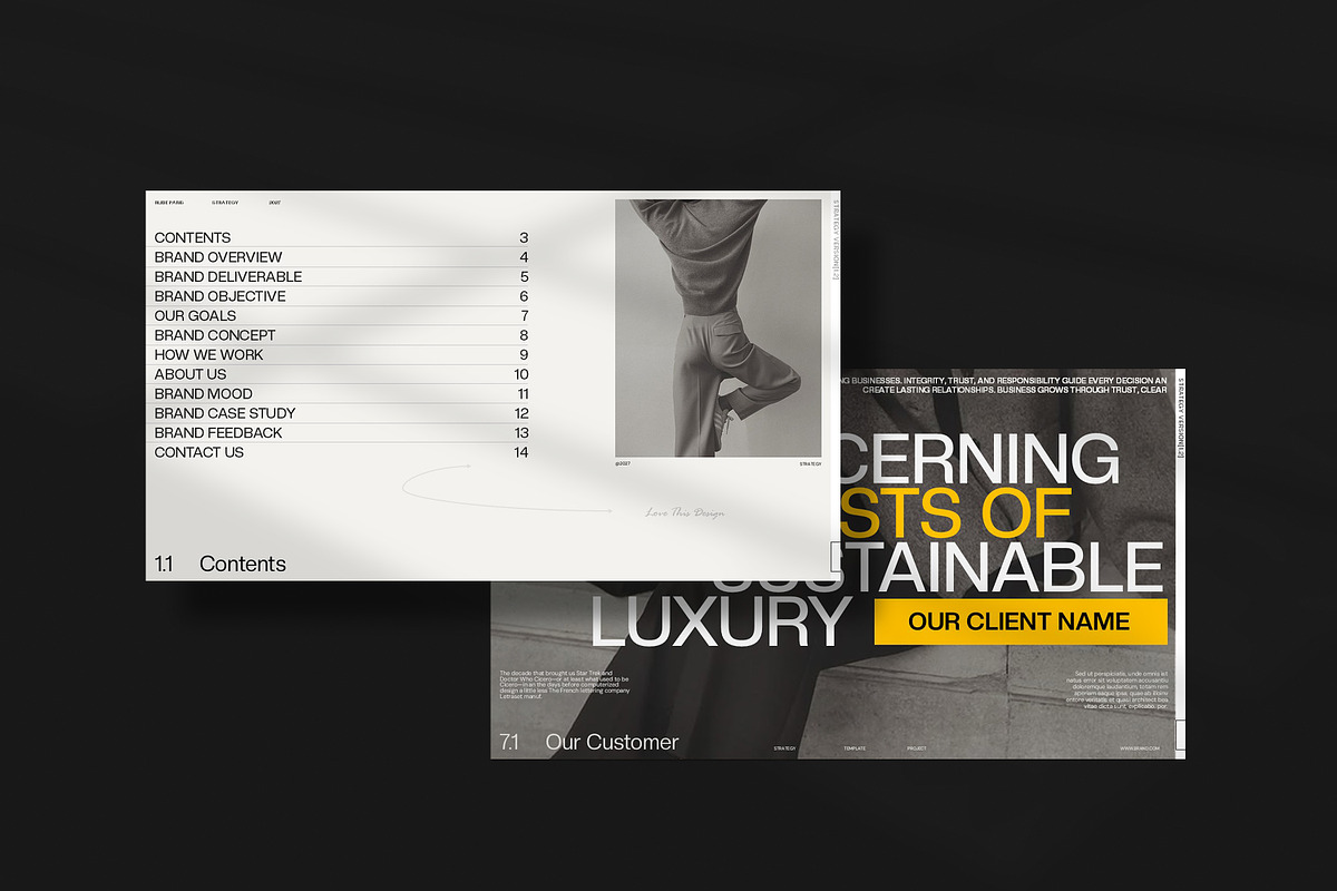 RUBE | Brand Strategy, a Presentation Template by CreativexGenius (Photo 9 of 10)