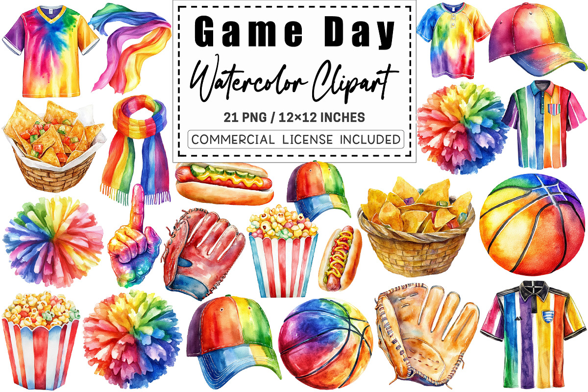 Game Day Sublimation Clipart PNG, a Graphic by CitraGraphics (Photo 1 of 4)
