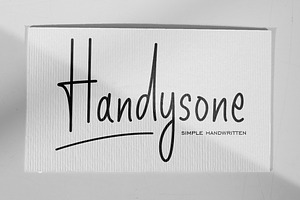 Handysone - Simple Handwritten Font