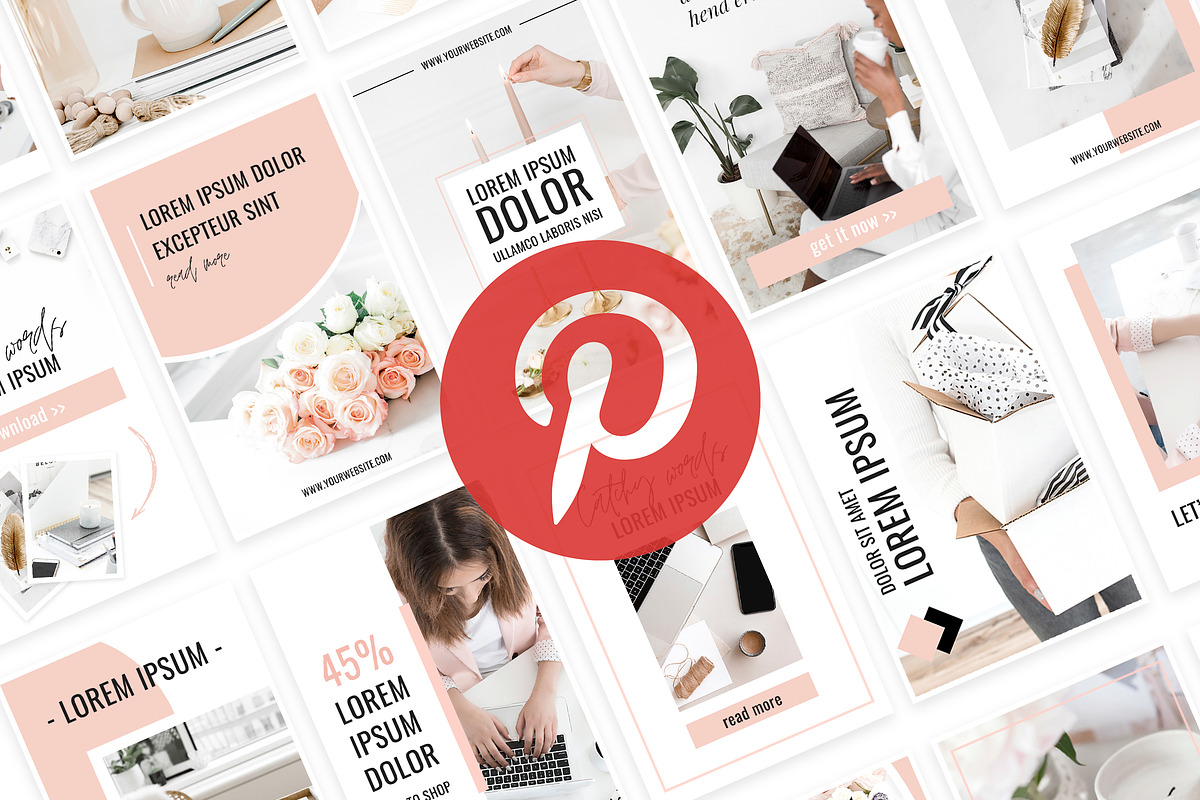 SALE! Ladyboss Pinterest Templates, a Social Media Template by SwitzerShop (Photo 6 of 8)