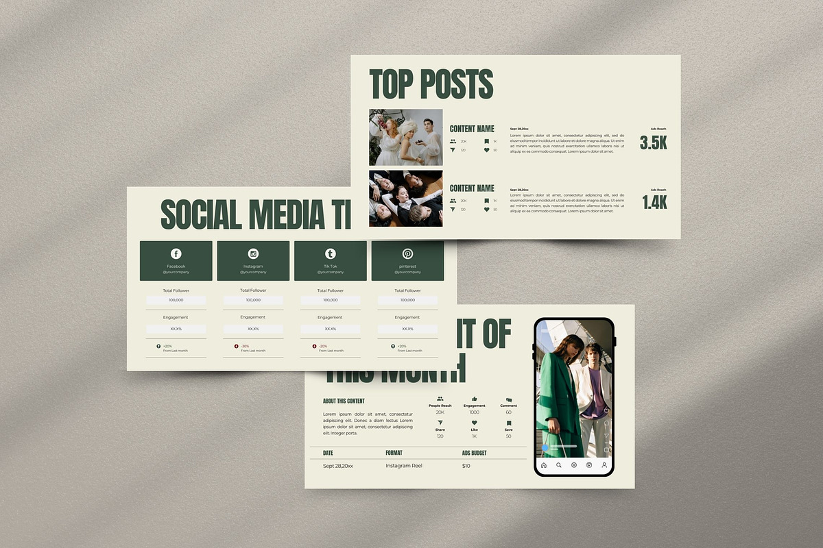 Modern Marketing Research Template, a Presentation Template by Pani Temp. (Photo 7 of 12)