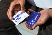 Landscape Business Card Hand Mockup, a Merchandise Mockup by Akrinity Digital (Thumbnail 2 of 3)