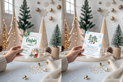 Winter Card Mockup in Hand, a Product Mockup by TatiMockup (Thumbnail 3 of 3)