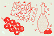 Italian Food Vector Illustrations, a Food Illustration by TheFoodAtlas (Thumbnail 11 of 16)