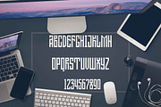 Direct step 0.1 Geometric Font, a Slab Serif Font by zao4nik (Thumbnail 2 of 4)