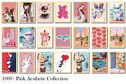 Pink Aesthetic Wall Art Collection, a Wallpaper Photo by Chipshpow Graphics (Thumbnail 6 of 10)