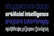 Entrofly — condensed font family, a Sans Serif Font by Slava Antipov (Thumbnail 2 of 14)