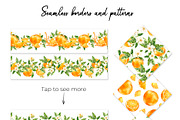Orange Watercolor Clipart - PNG, a Food Illustration by Eves_Aquadreams (Thumbnail 8 of 11)