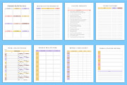 House Management Planner Canva, a Print Template by Designmela01 (Thumbnail 3 of 7)
