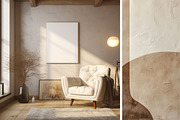 Minimalist Interior Frame Mockup 2, a Household Mockup by ARTOZEN DIGITAL (Thumbnail 5 of 9)