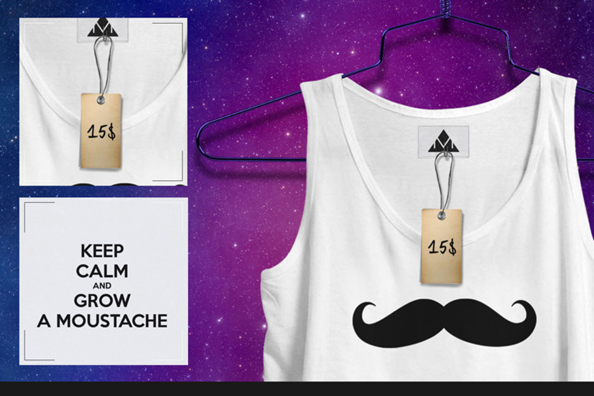 Tank 2nd Type On 5 Stages Mock-up, a Hoody Mockup by Mocca Mockups Store (Photo 34 of 69)