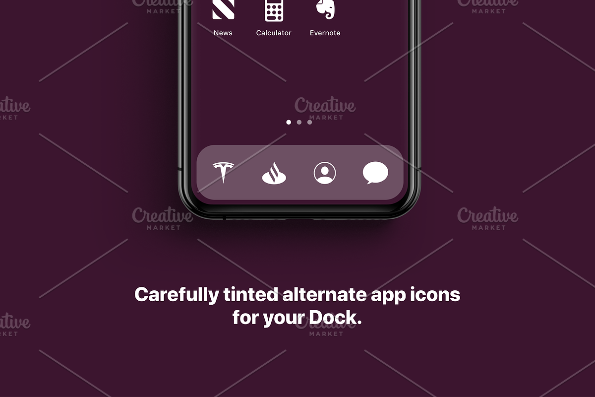 iOS 14 Luxury iPhone App Icons • W, an Icon by Homescreen Pro (Photo 3 of 6)