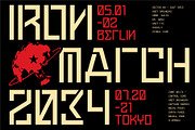 Kombate – Sci-Fi Propaganda Font, a Sans Serif Font by Invasi Studio (Thumbnail 6 of 12)