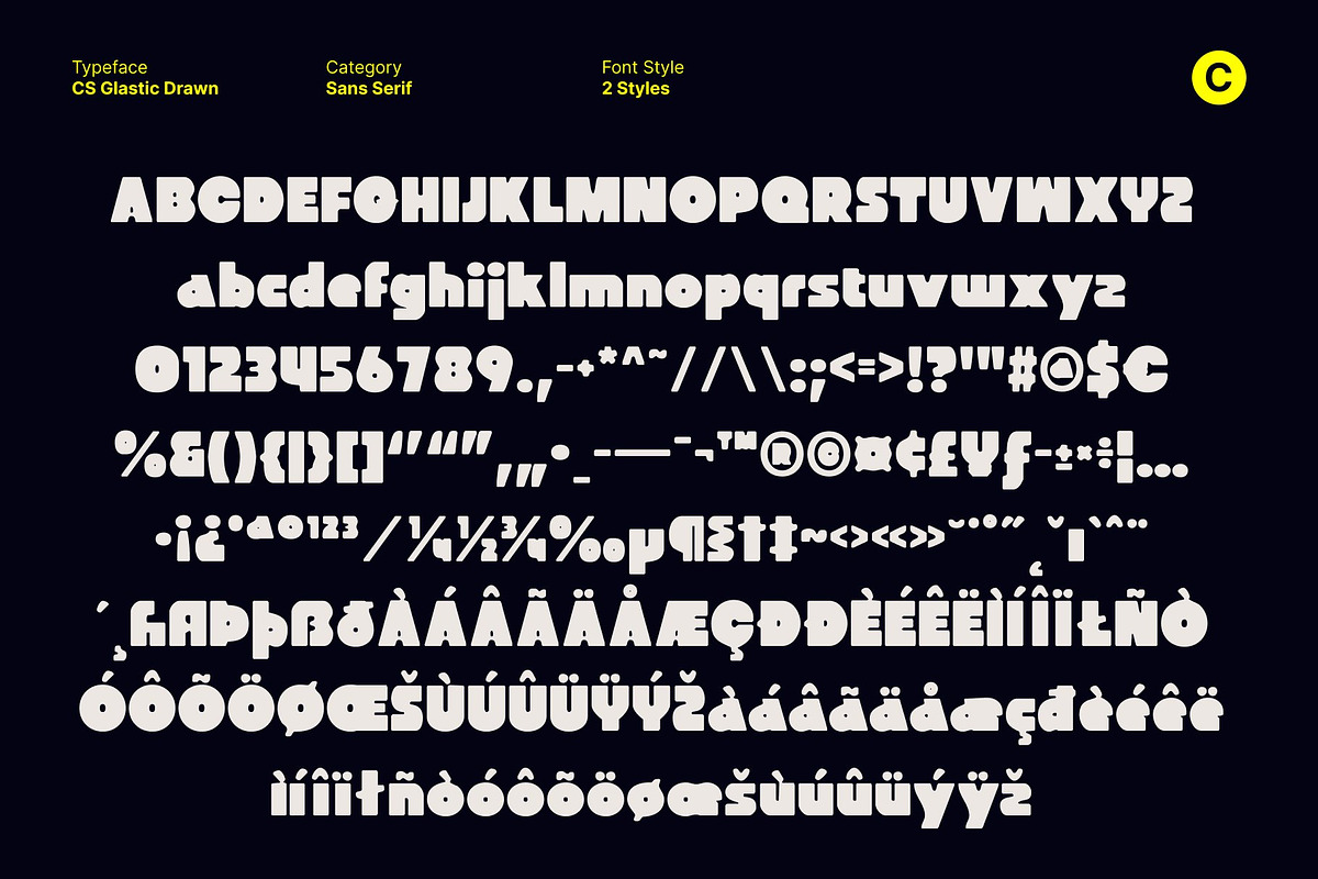 CS Glastic Drawn, a Sans Serif Font by Craft Supply Co. (Photo 8 of 8)