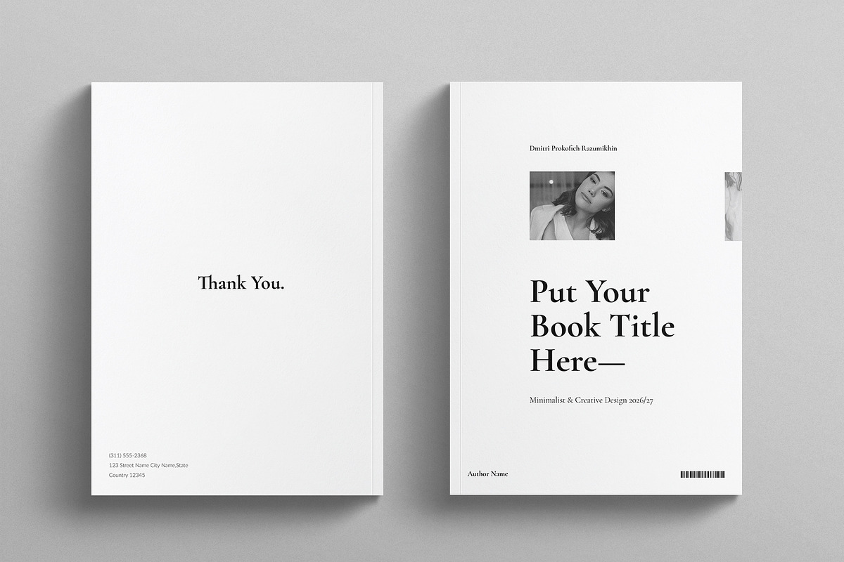Book Title Layout Design Template, a Brochure Template by E-Type (Photo 7 of 7)
