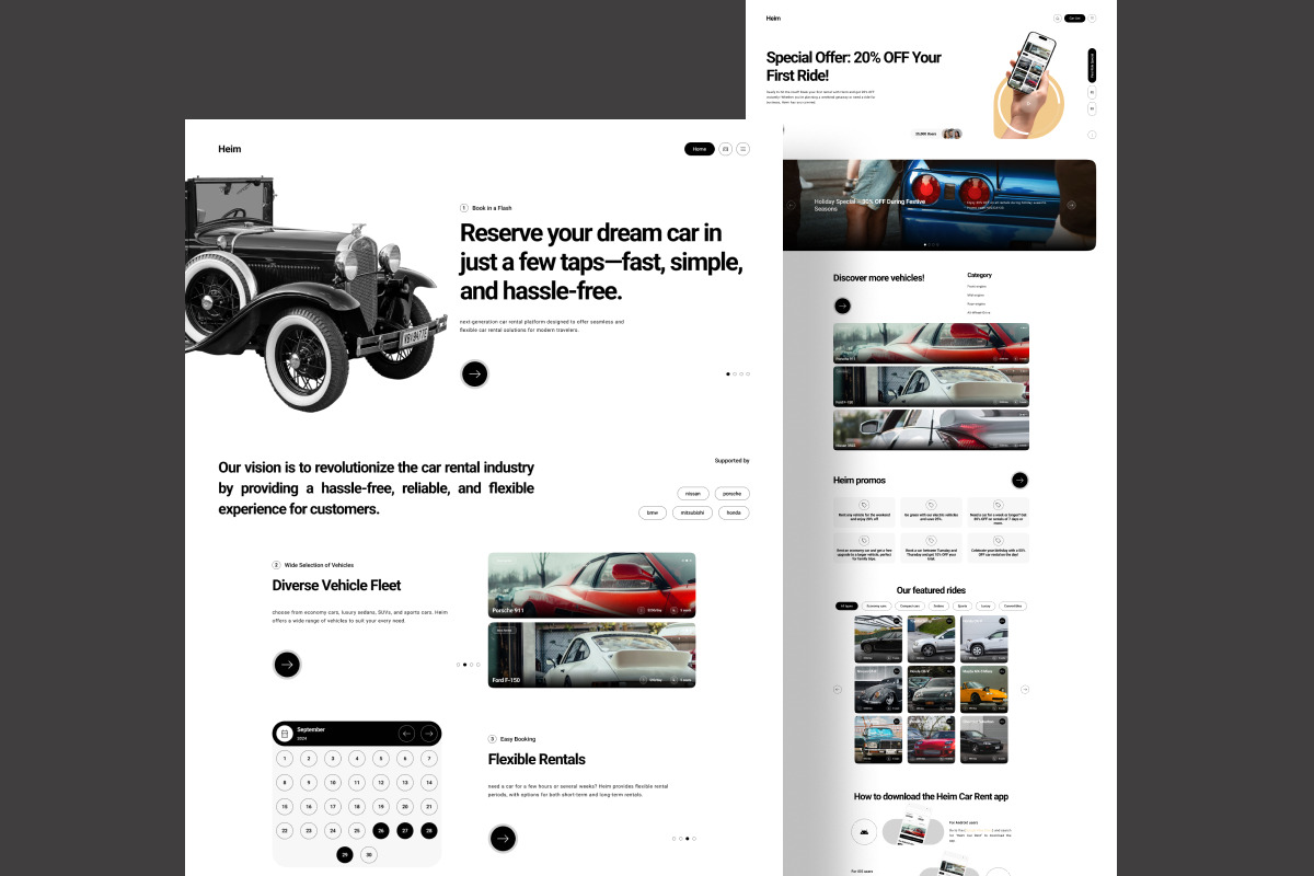 Heim - Car Rent Landing Page, a Landing Page Template by twinstd (Photo 4 of 5)