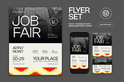 Job Fair Flyer, a Flyer Template by graphicook (Thumbnail 1 of 3)