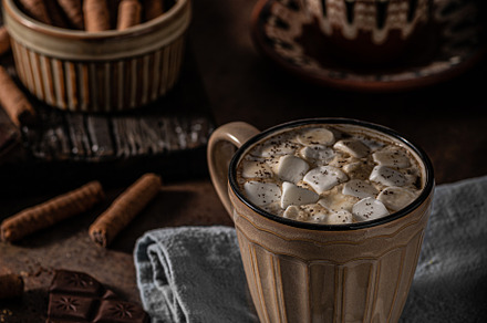 Hot chocolate with marshmello, a Food & Drink Photo by Stepanek Photography