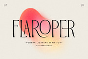 Flaroper || Modern Ligature Serif, a Serif Font by BrandSemut (Thumbnail 1 of 8)