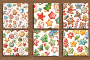 Watercolor Christmas Pattern, a Pattern Graphic by protabsorkar11 (Thumbnail 3 of 4)