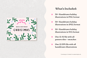 Christmas Handdrawn Illustration Set, an Illustration by Fourteen Creative Co. (Thumbnail 2 of 11)