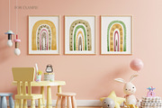 Watercolor Boho Rainbows Set, an Object Graphic by OrangePeafowlArt (Thumbnail 8 of 16)