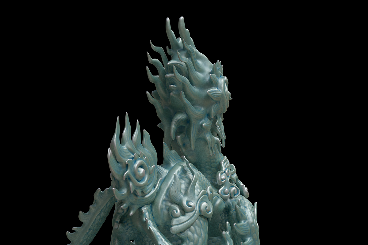 Imperial dragon(3d-print), an Animal 3D Model by CGTales (Photo 4 of 6)