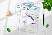 Wall Calendar 2024, a Print Template by Uiparvin (Thumbnail 2 of 2)