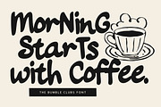 MCO - The Bumble Clubs, a Handwritten Font by Mojiscope Studio (Thumbnail 2 of 10)