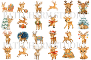 26 Reindeer Clipart, an Animal Illustration by Pati Charm Studio (Thumbnail 2 of 8)