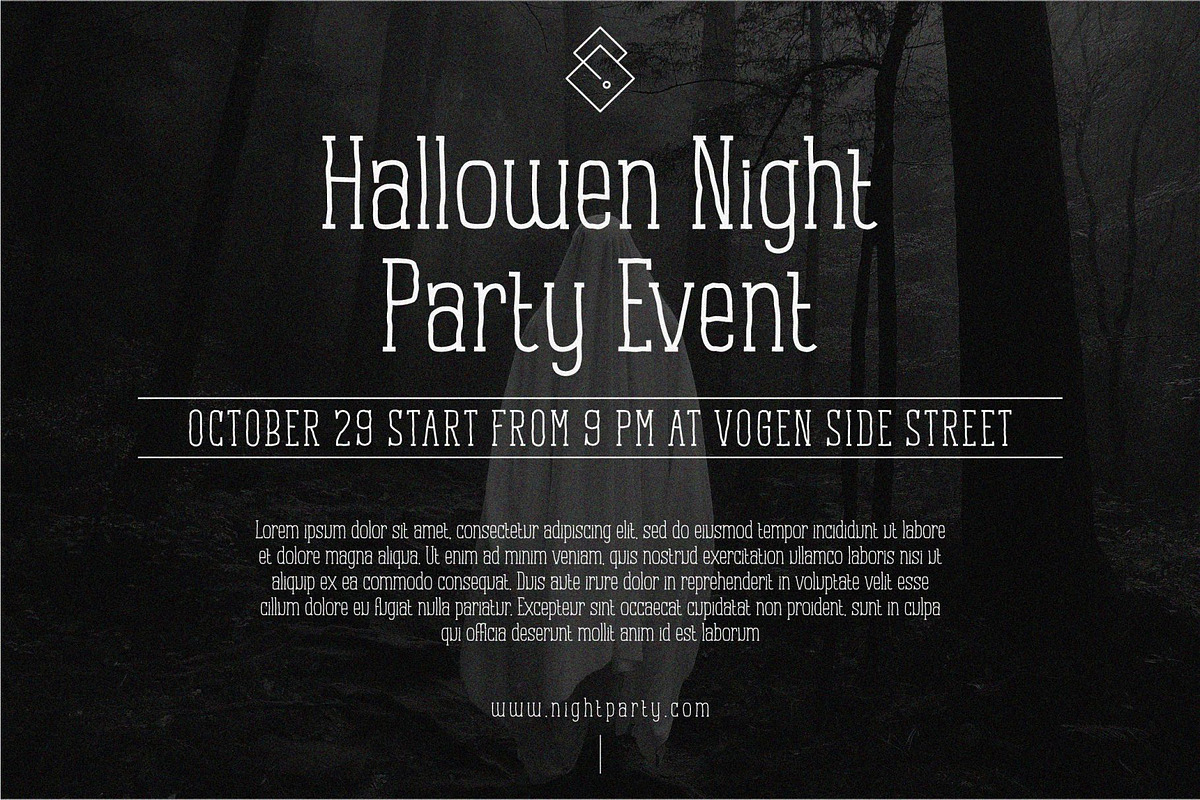 Ghosted Mermaid - Tiny Display Font, a Slab Serif Font by Ermedia Studio (Photo 2 of 4)