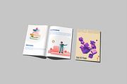 A4 Magazine Mockup, a Print Template by rahmatmoscae (Thumbnail 8 of 16)