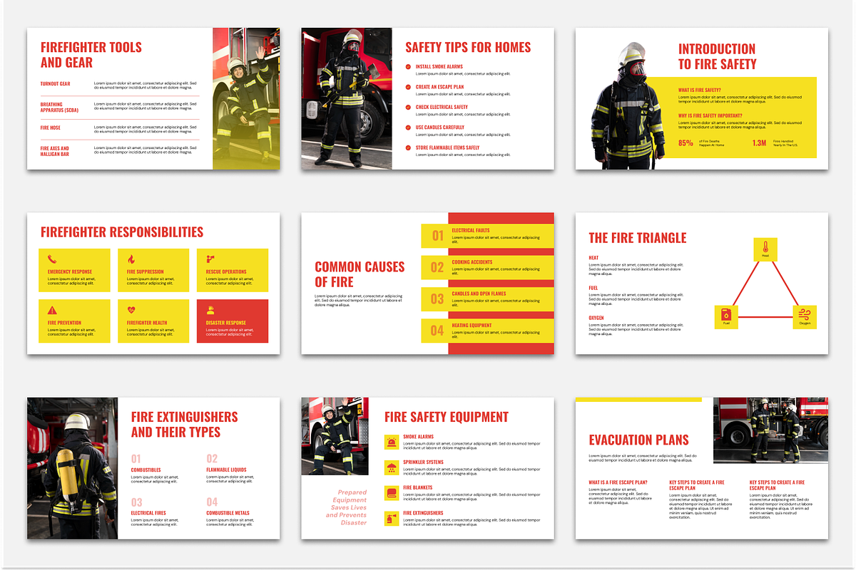 Fire Safety, a Presentation Template by Sixtemp (Photo 3 of 3)