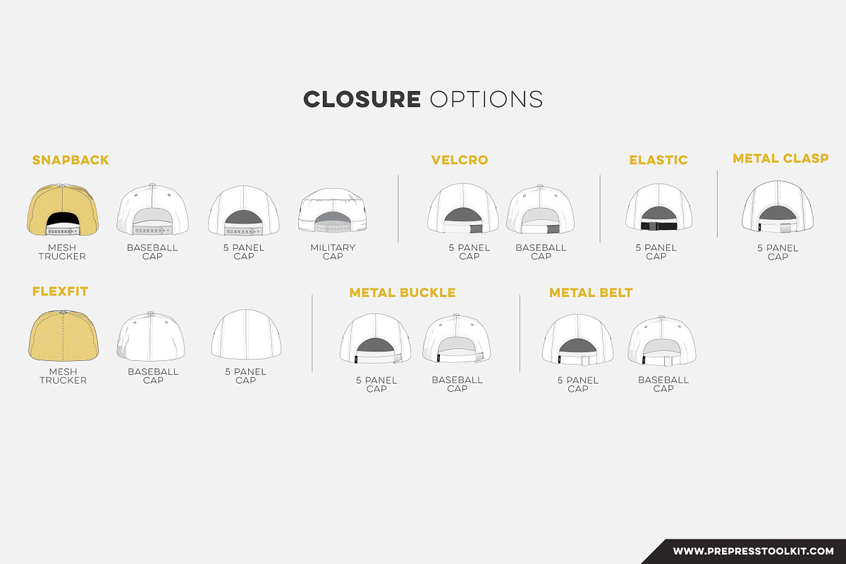 Hat Mockup Studio - Vector Edition, a Hat Mockup by PrePress Toolkit (Photo 6 of 6)