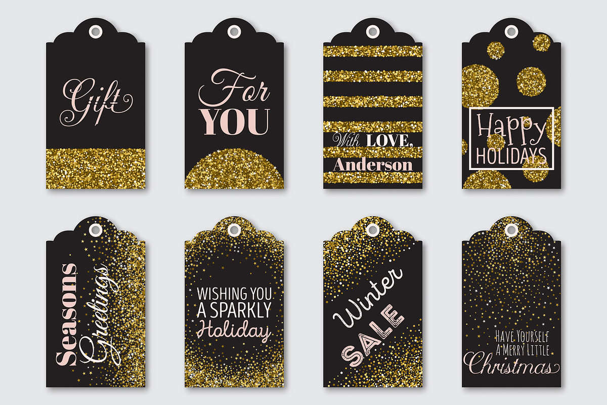 Christmas Gift Tag Templates, a Card Template by OlgaRom (Photo 7 of 7)