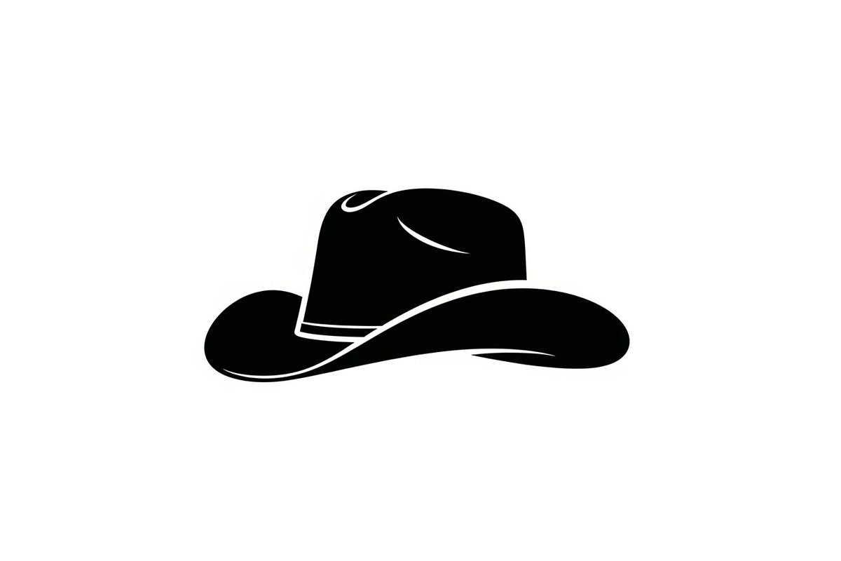 Minimal Cowboy Hat Silhouette Bundle, an Illustration by Designs_River (Photo 36 of 51)