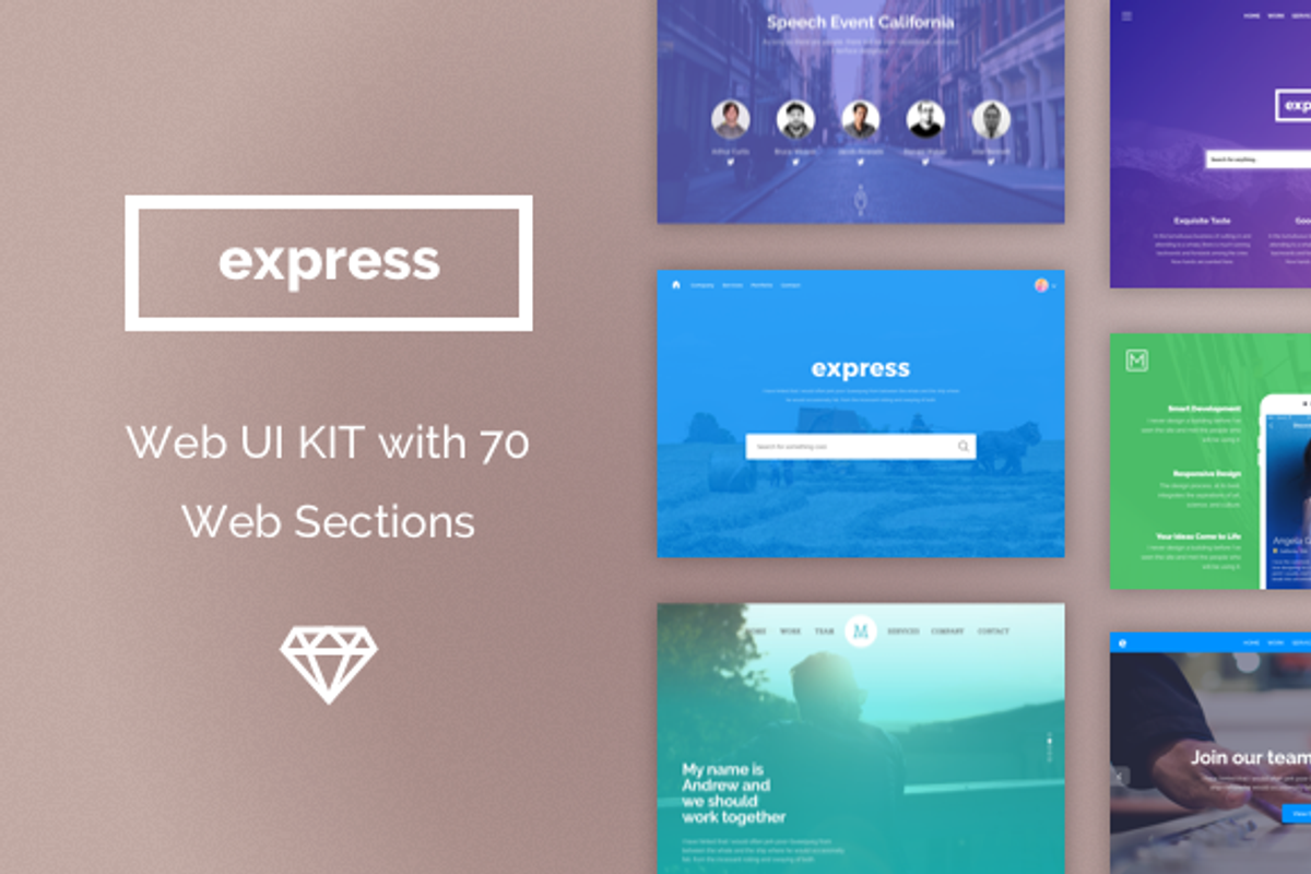 Express Framework UI, a Websites & App Template by Designerbundle (Photo 1 of 2)