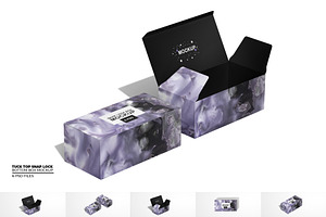 Tuck Top Snap Lock Bottom Box Mockup