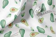 Watercolor Avocado Patterns Set, a Pattern Graphic by Oksana Dovhopol Art (Thumbnail 6 of 11)