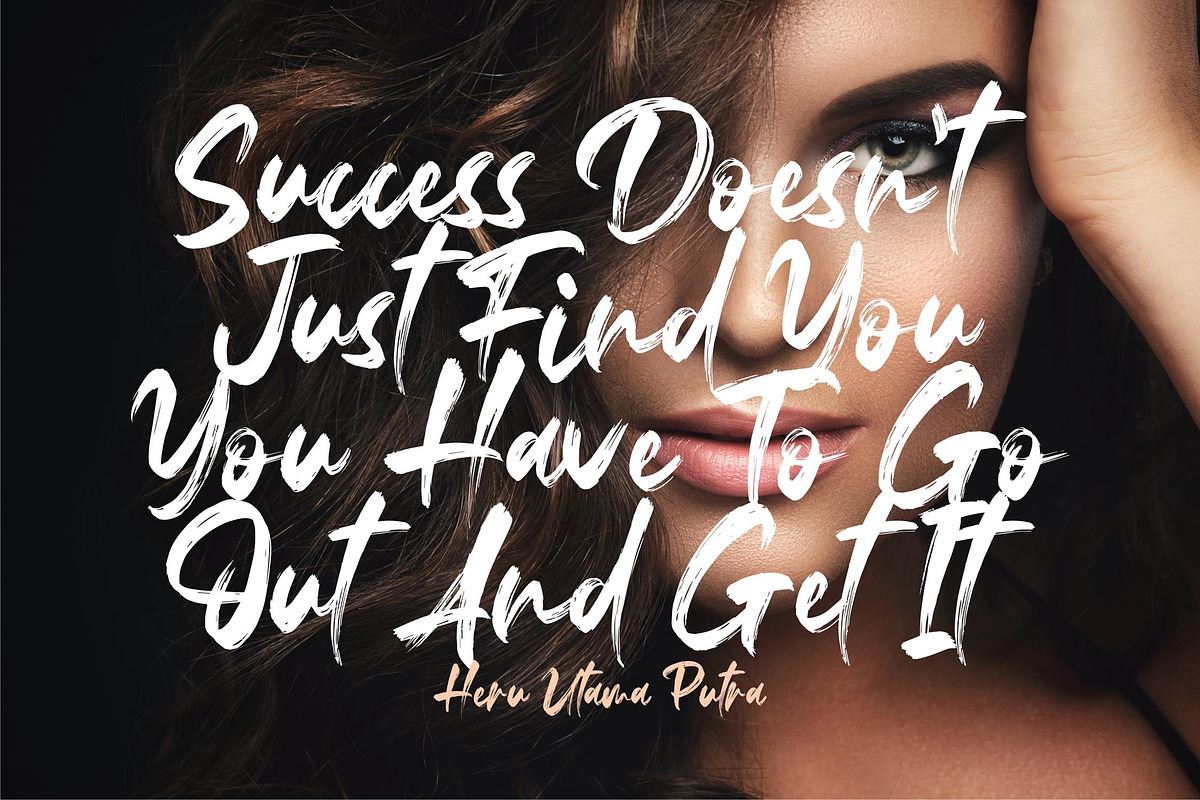 Fedattona Brush LS, a Font by GranzCreative (Photo 18 of 18)